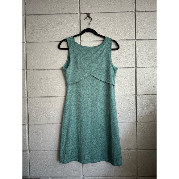 Womens Patagonia Seabrook Heather Green Sleeveless Stretchy Dress 50 SPF size S - Picture 3 of 6
